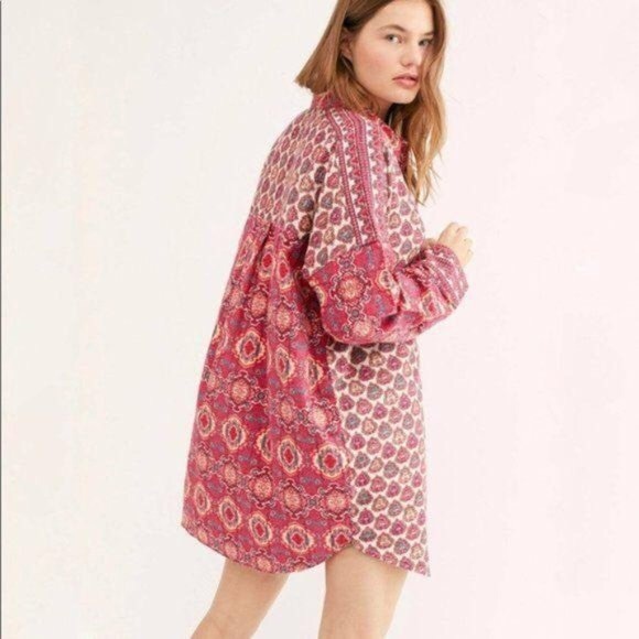 Free People Other - Free People Happy Holibabe sleep shirt red size XS